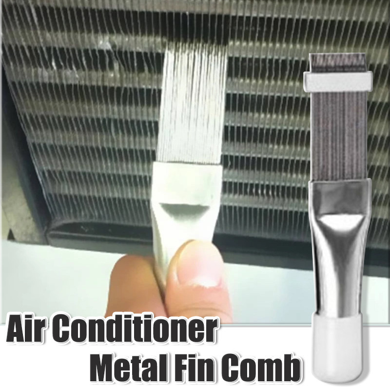 Air Conditioning Fin Comb Condenser Cleaning Brush Radiator Stainless ...