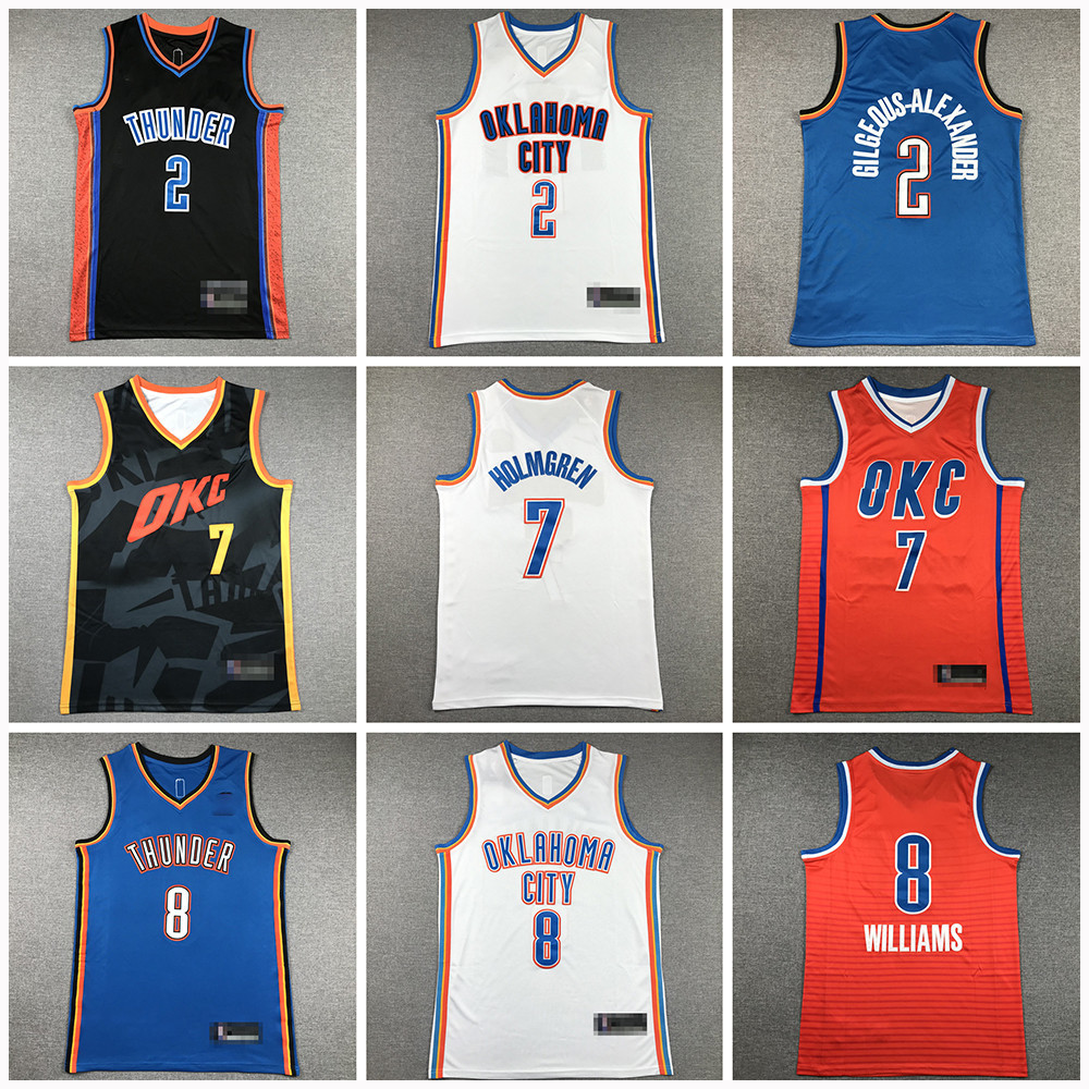 thumbnail image 2 of Set Of 4 Oklahoma City Thunder Iron-On Embroidered Patches – NBA Basketball 2 of 5