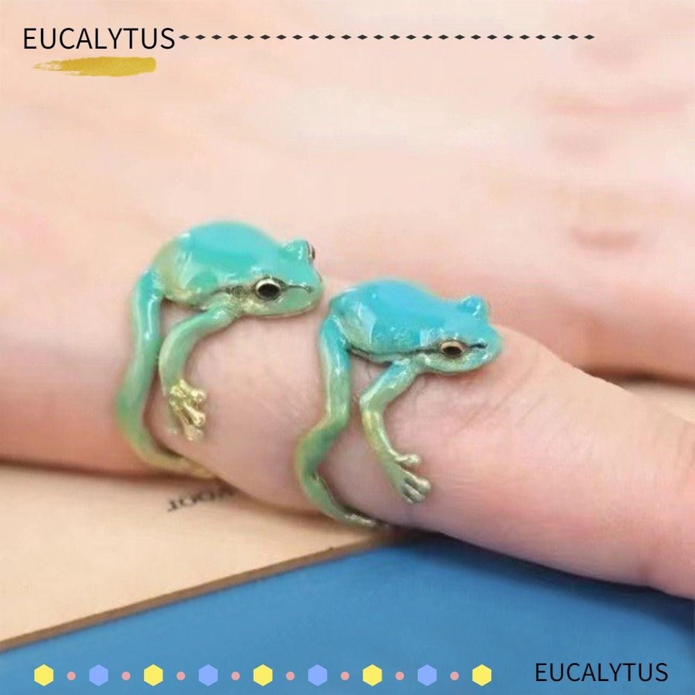 EUTUS Tree Frog Ring, Originality Alloy Frog Open Rings, Fashion Cute ...
