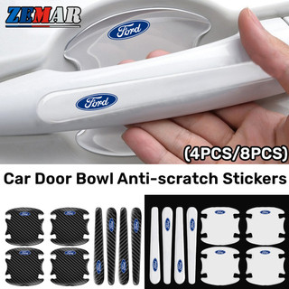 8Pcs Universal Transparent Car Door Bowl Handle Protector De Porta De Carro Adesivos Protetores Filmes Anti Riscos I.1016708363