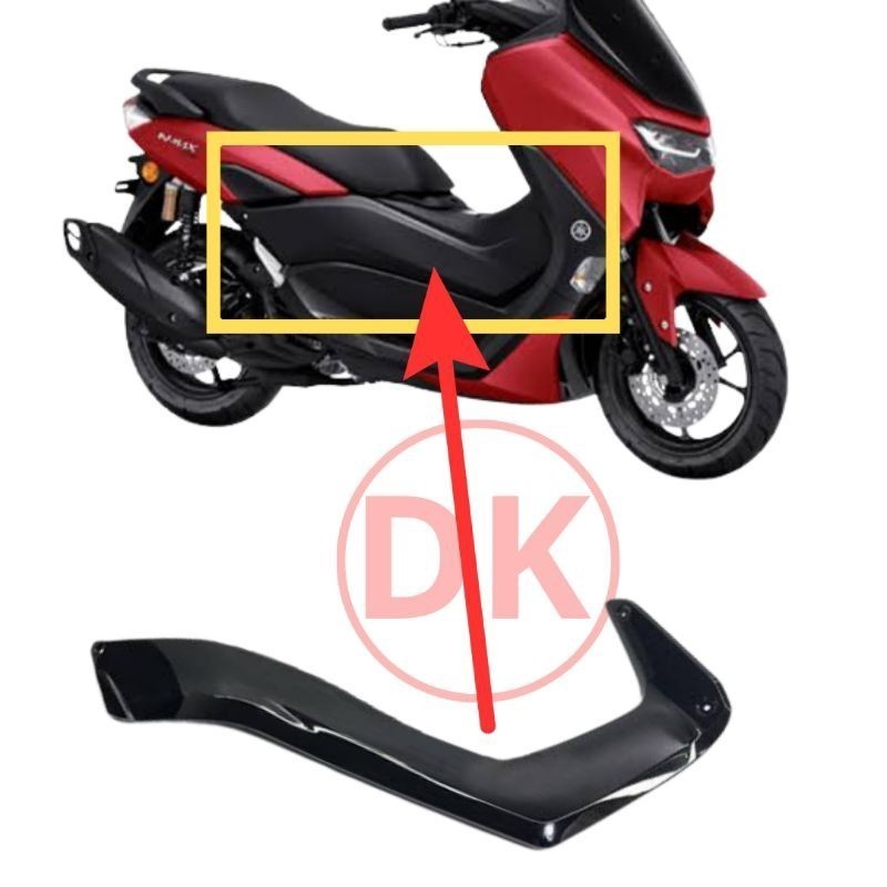 Cover SIDE RIGHT/LEFT BODY NMAX NEW CONNECTED DELTA BOX 20202022