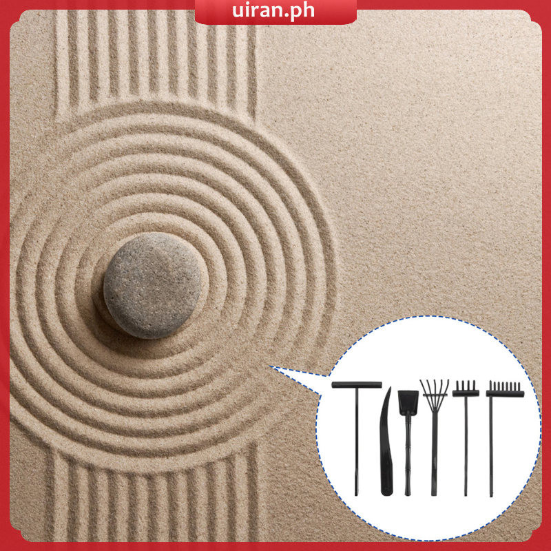 Beach Rake Sand Zen Garden Kit Set Plant for Desk Desktop uiran ...