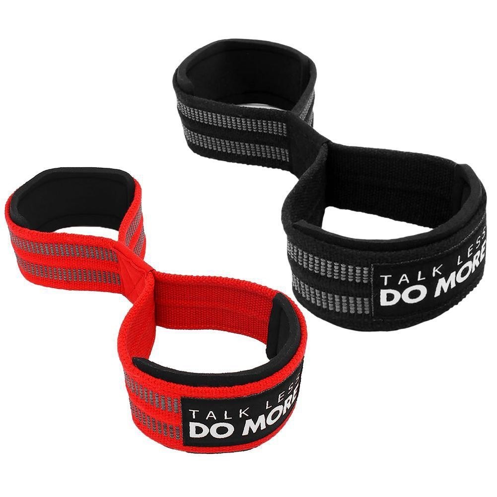 Figure 8 Wrist Support Straps For Weightlifting Deadlifting Powerlifting Wrist Wraps For