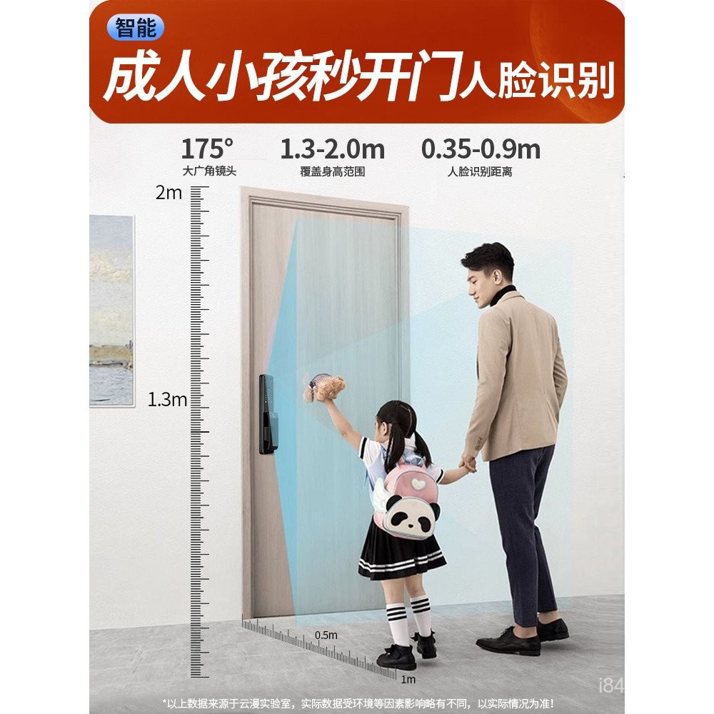 Entry Door Password Lock with Visual Face Recognition, Electronic Fully ...