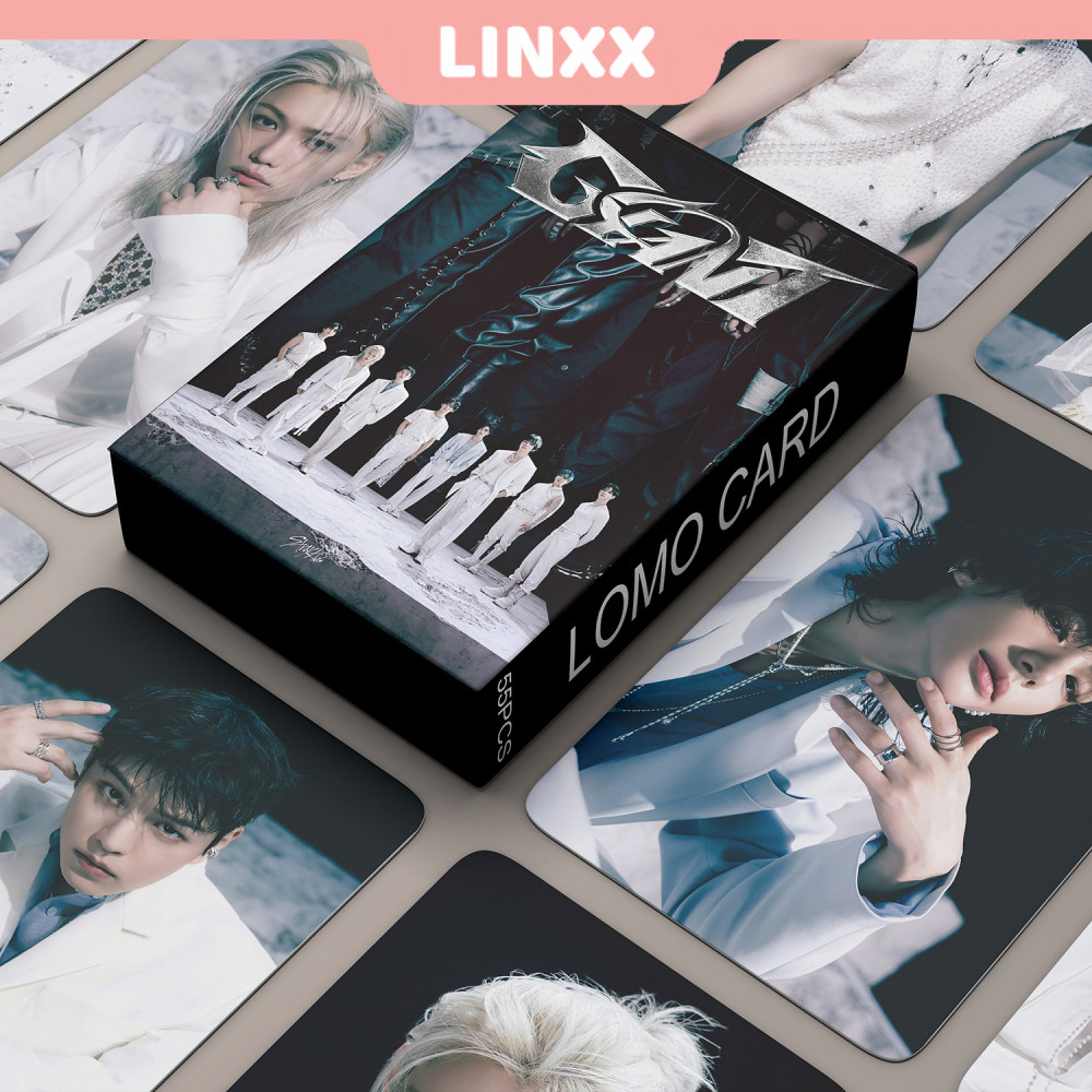LINXX 55 Pcs Stray Kids GIANT Album LOMO Cards Kpop Fan Collection ...