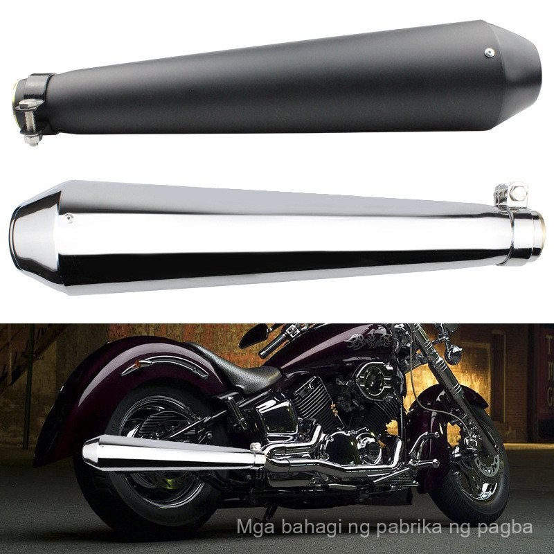 Motorcycle Vintage Harley Modified Muffler Adjustable Universal Exhaust ...