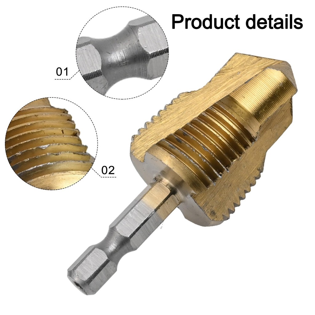 【CHAMER】Metal Thread Drill Bit for Efficient PPR For Pipe Repairs and ...