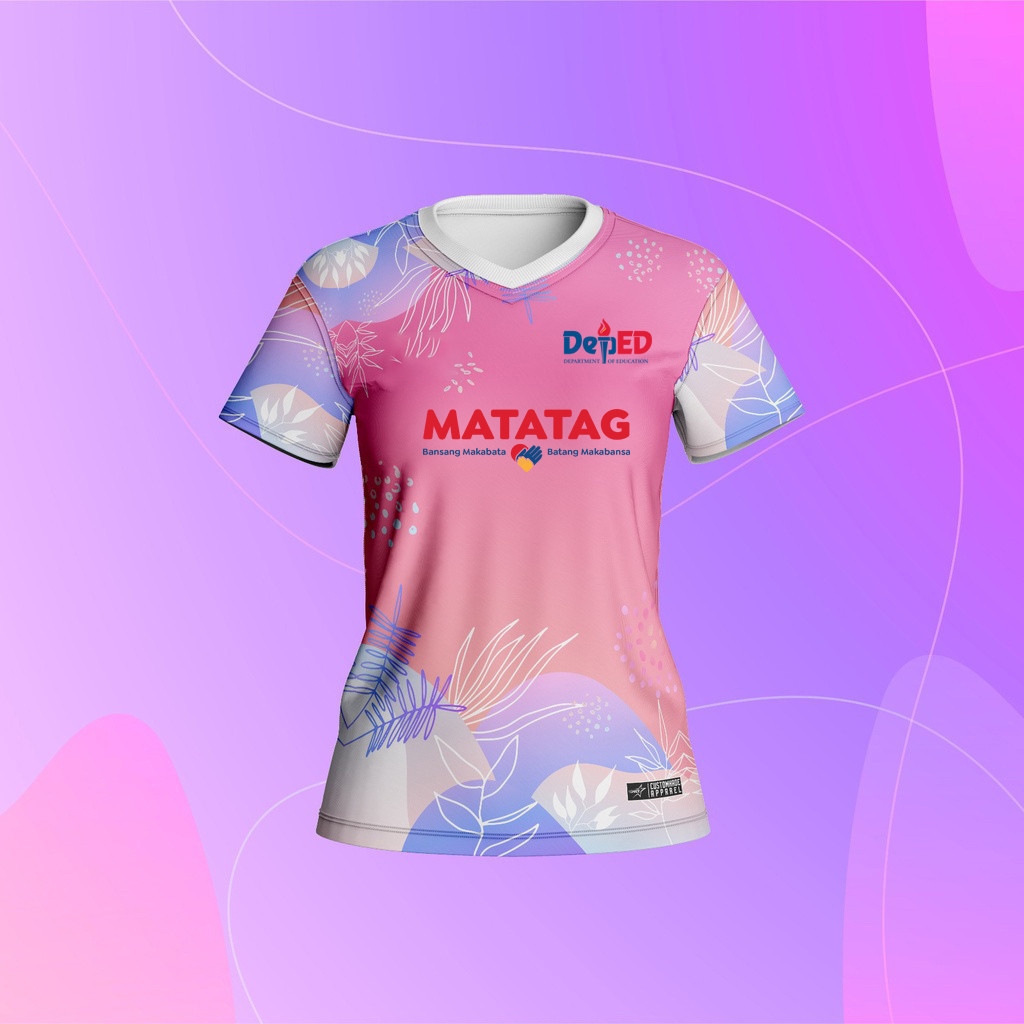 2024 NEW Matatag Shirts Full Sublimation Women Top Unisex Uniform With ...