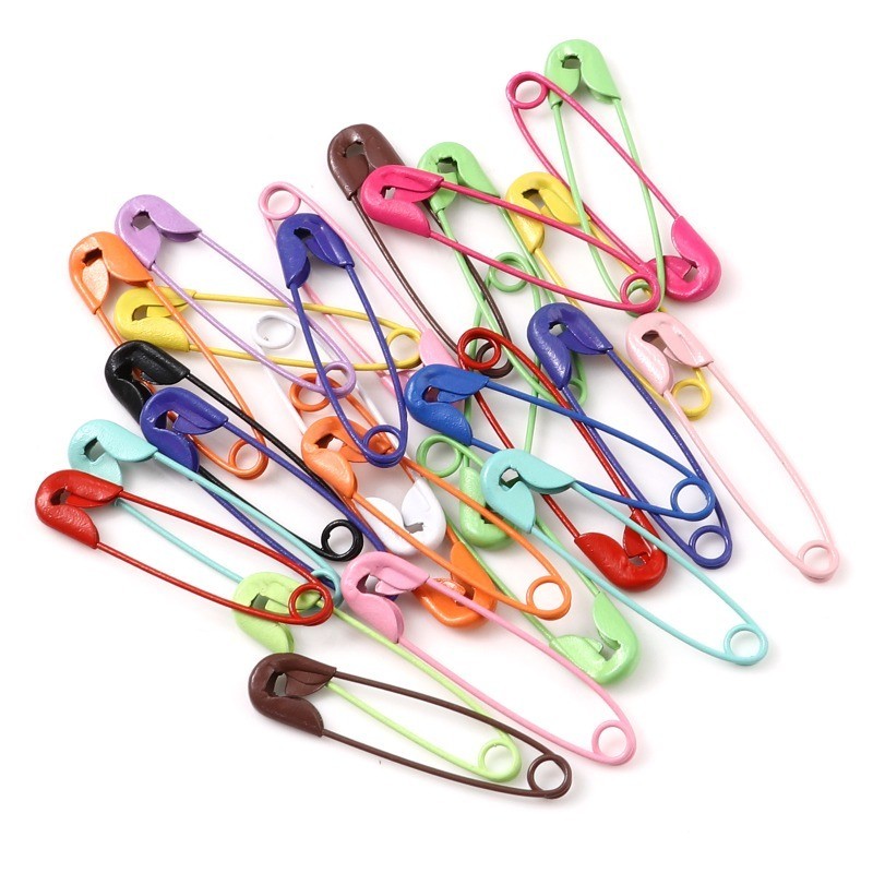 50pcs/pack 30mm Colorful Small Pin diy Jewelry Accessories Metal Safety ...