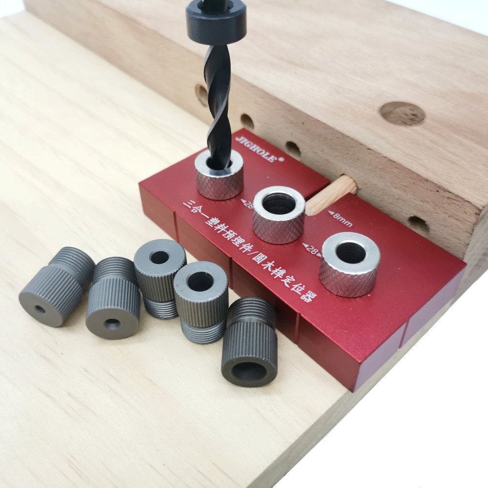 3-10mm Doweling Jig Self-centering Vertical Drilling Guide Hole Locator ...