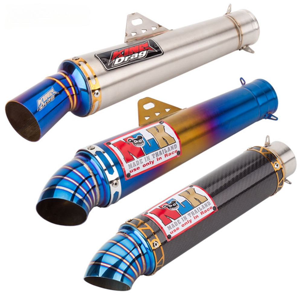 2Inches/51MM Motorcycle Modified Exhaust Muffler Pipe NLK Power ...