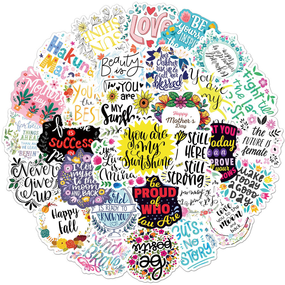 Hand write language L50-HW waterproof stickers 50Pcs Per Pack | Shopee ...