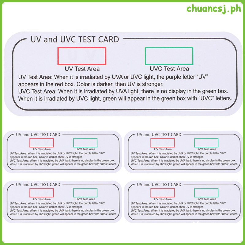 UV Indicator Paper Test Cards Uvc-uva Tools Light Identifying chuancsj ...