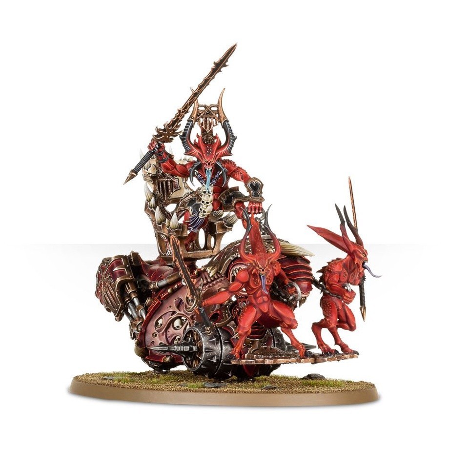 F316 Rendmaster, Herald of Khorne on Blood Throne Plate Model Resin ...