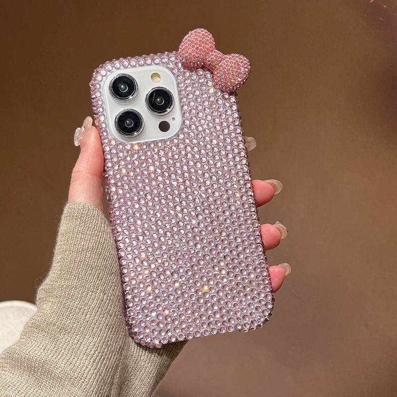 Luxury Fashion Full screen rhinestone phone case for iPhone 16 Pro Max ...
