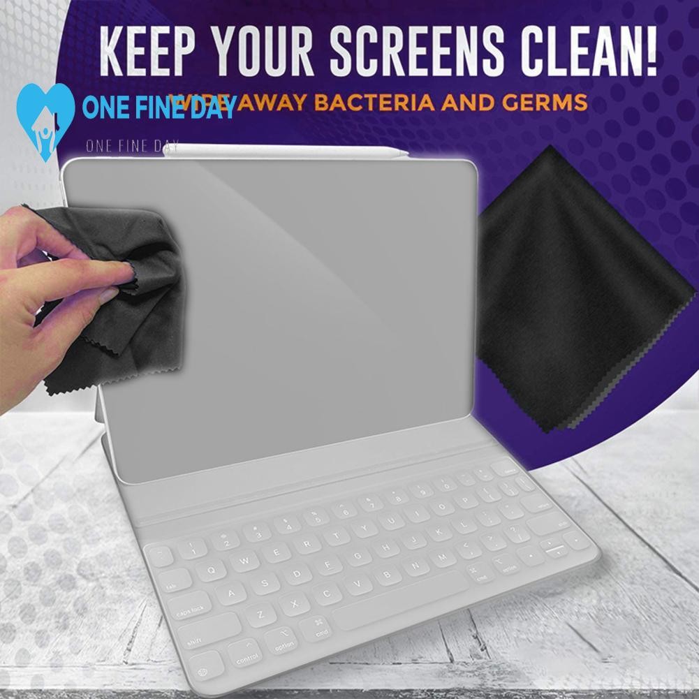 Microfiber Cleaning Cloth Black Cleaning Cloths Phone Cleaning Screen ...