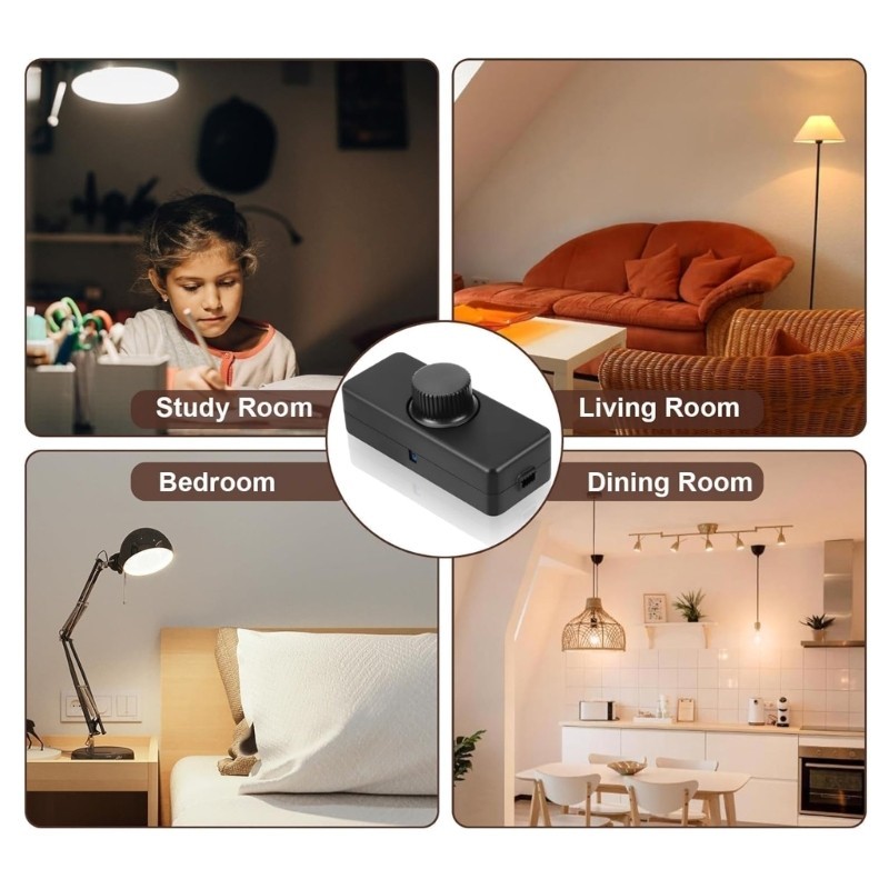 HL 1 Gang Dimmer Switches Easy to Use Dimmer Switches Adjustment Dimmer ...
