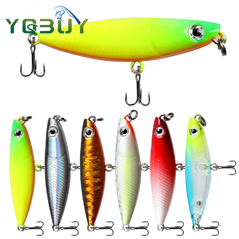 Mini Fishing 4.5cm/1.9g Floating Lure Pencil Bait Topwater Fresh Water ...