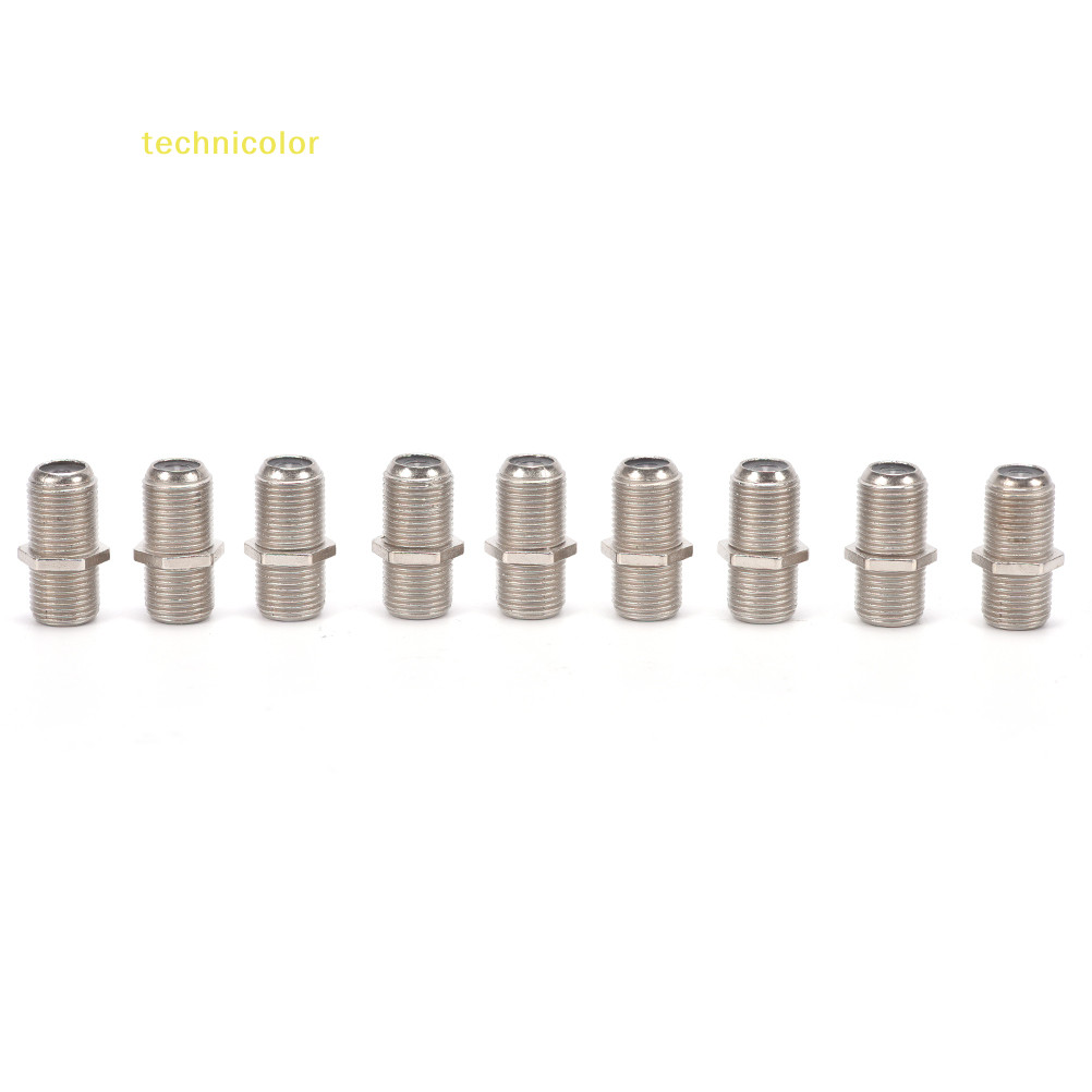 TCPH Hot Sale 10 Pack F Type Coupler Adapter Connector Female F/F Jack ...