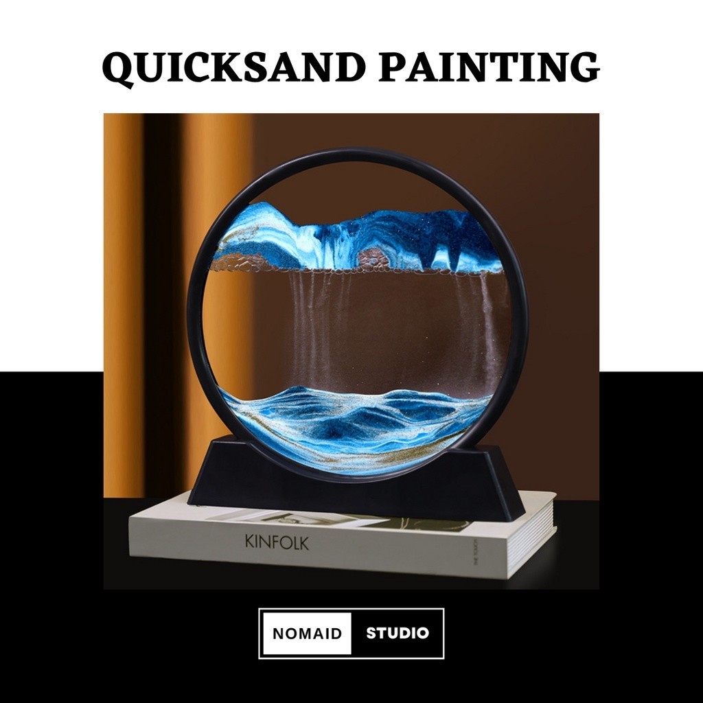 Nomaid - Table Painting - Quicksand Painting - Sand Motif - 4 Colors ...