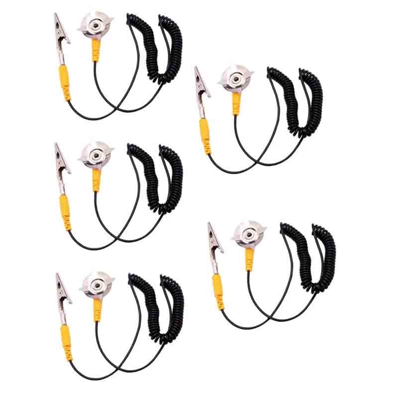 5PCS Anti static grounding wire table mat floor rubber shelf connection ...