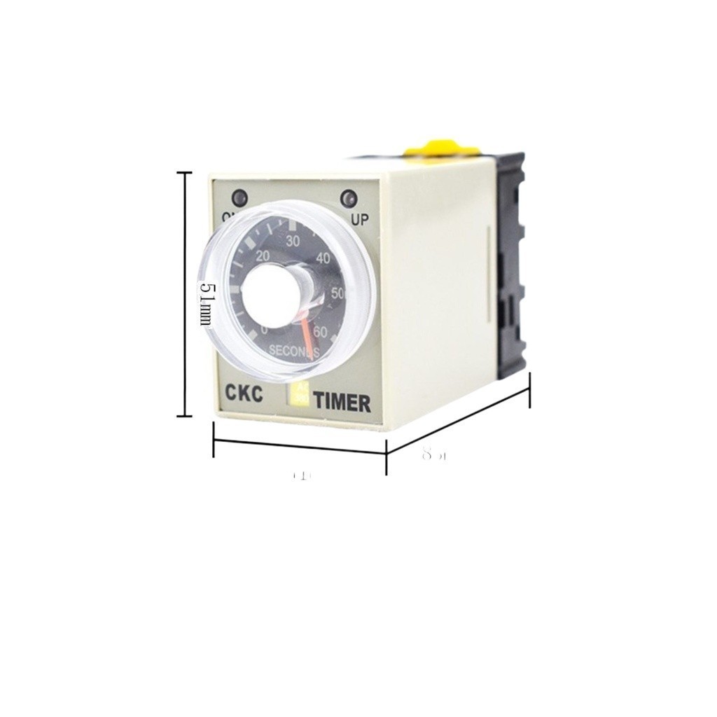 ♨Chint time relay AH3-3 AH3-2 power-on delay timer AC220/DC24V time ...