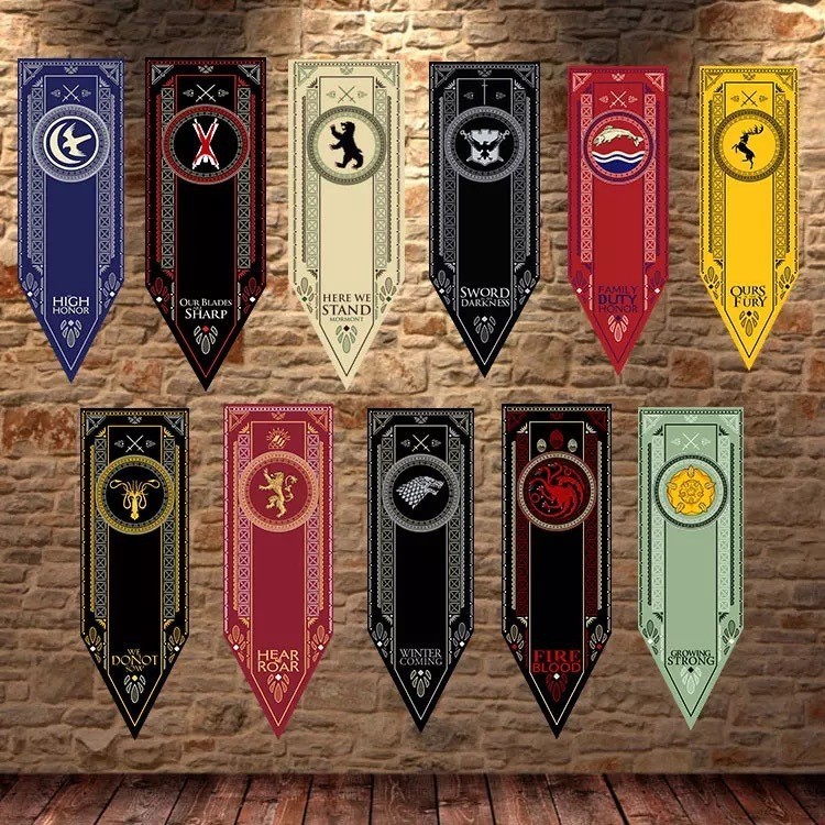 Game of Thrones Flag Targaryen House of the Dragon Banner Cinema Home Decoration Backdrops