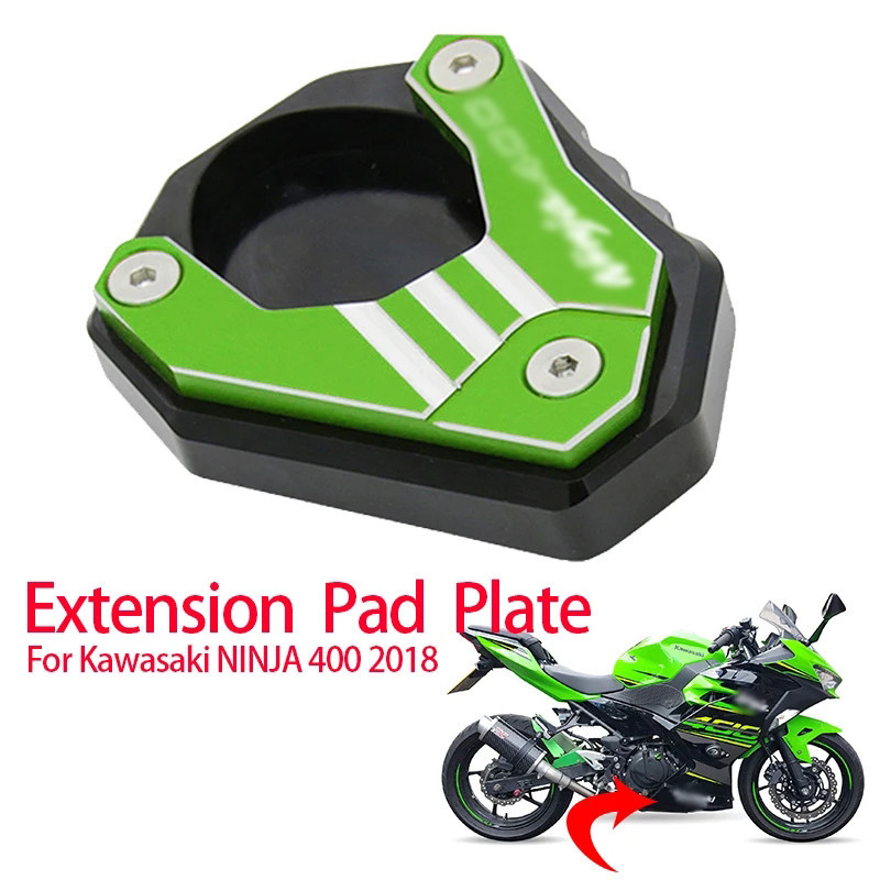 Kickstand Pad Parking Support Foot Stand Extender Fit For Kawasaki ...