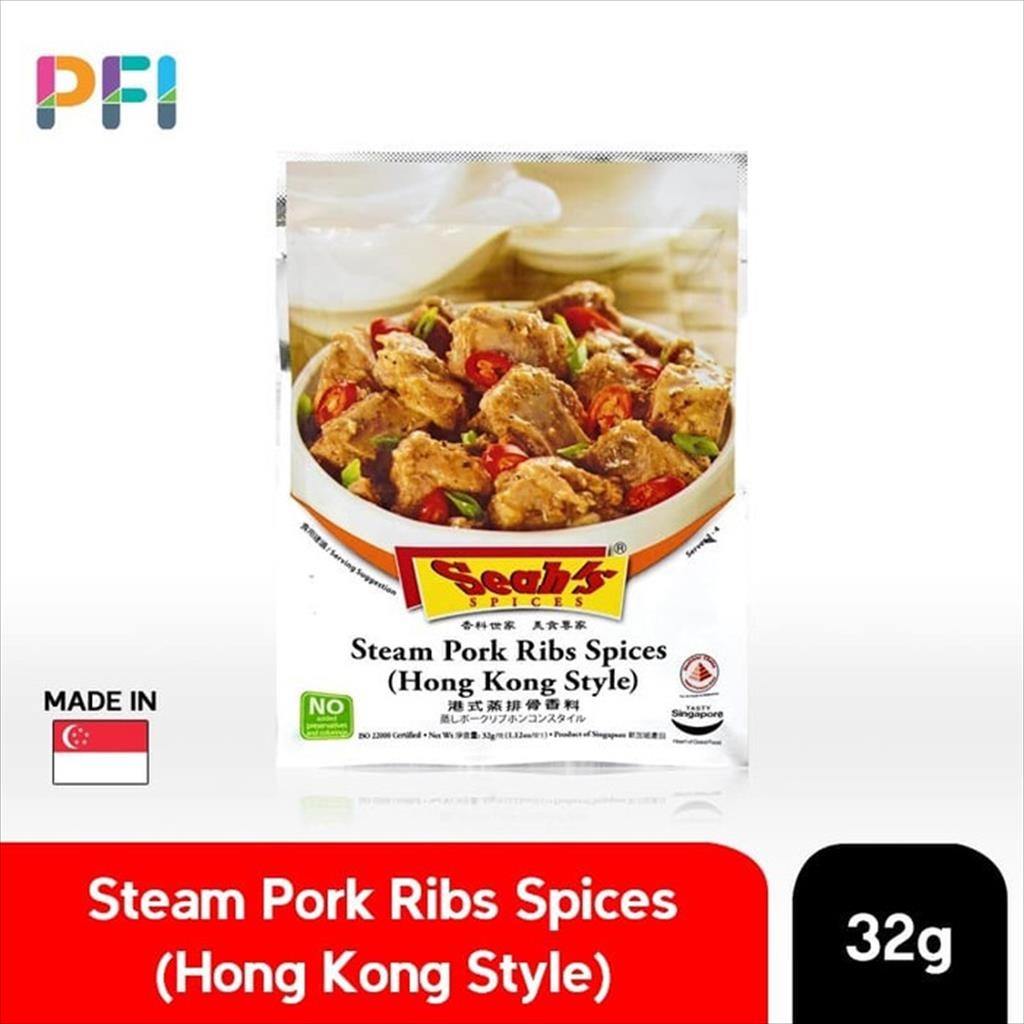 Seah Steam Pork Ribs Spices Hong Kong Style 32g - Hong Kong Kut Pai ...