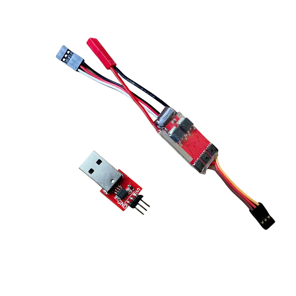 20A Brushless ESC Speed Controller With Program Card For 1/24 1/28 1/32 ...