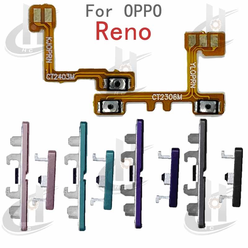 For OPPO Reno CPH1917 Power Volume Side Button Flex Cable Keys button ...