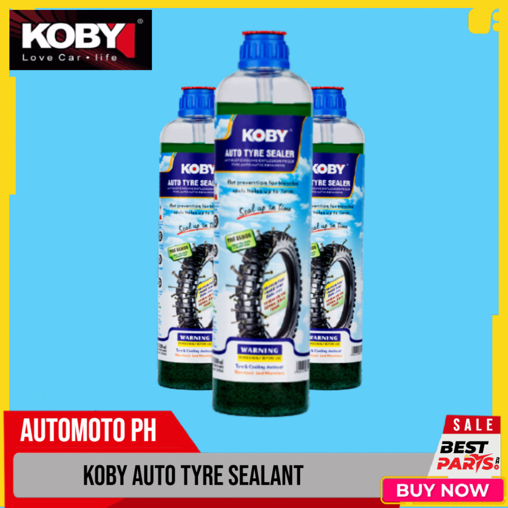 Koby Tire Sealant Anti Flat Motorcycle Tyre | High Quality | Shopee ...