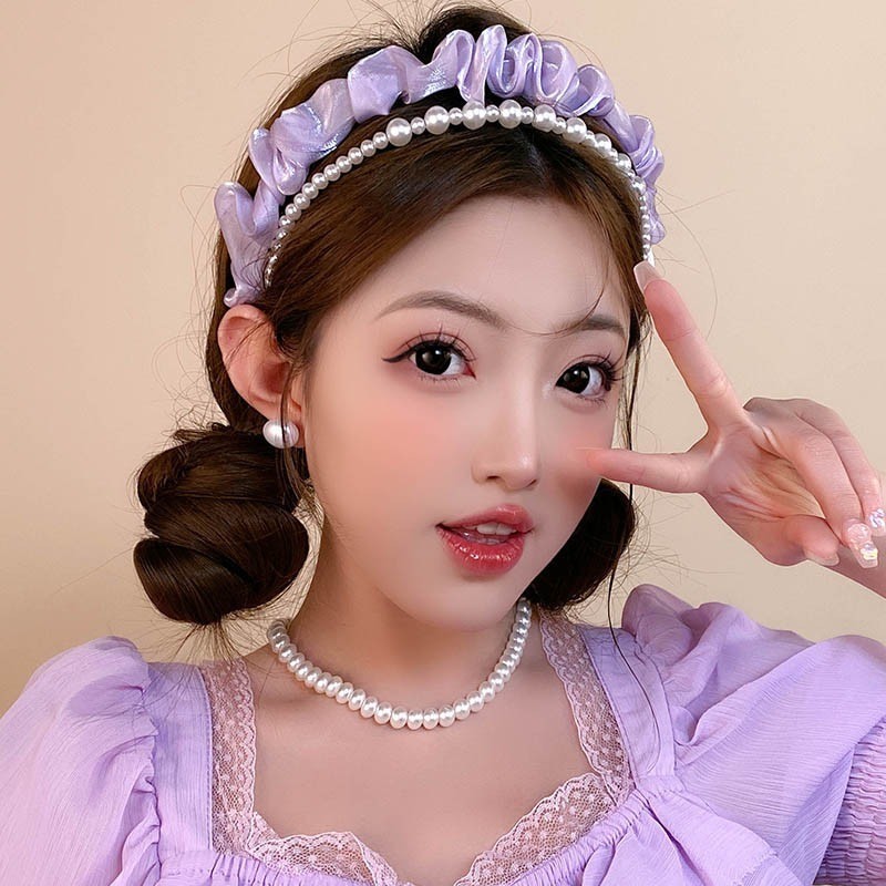High end Purple Headband Fashion 2024 New Style Ladies Headband Shopee Philippines