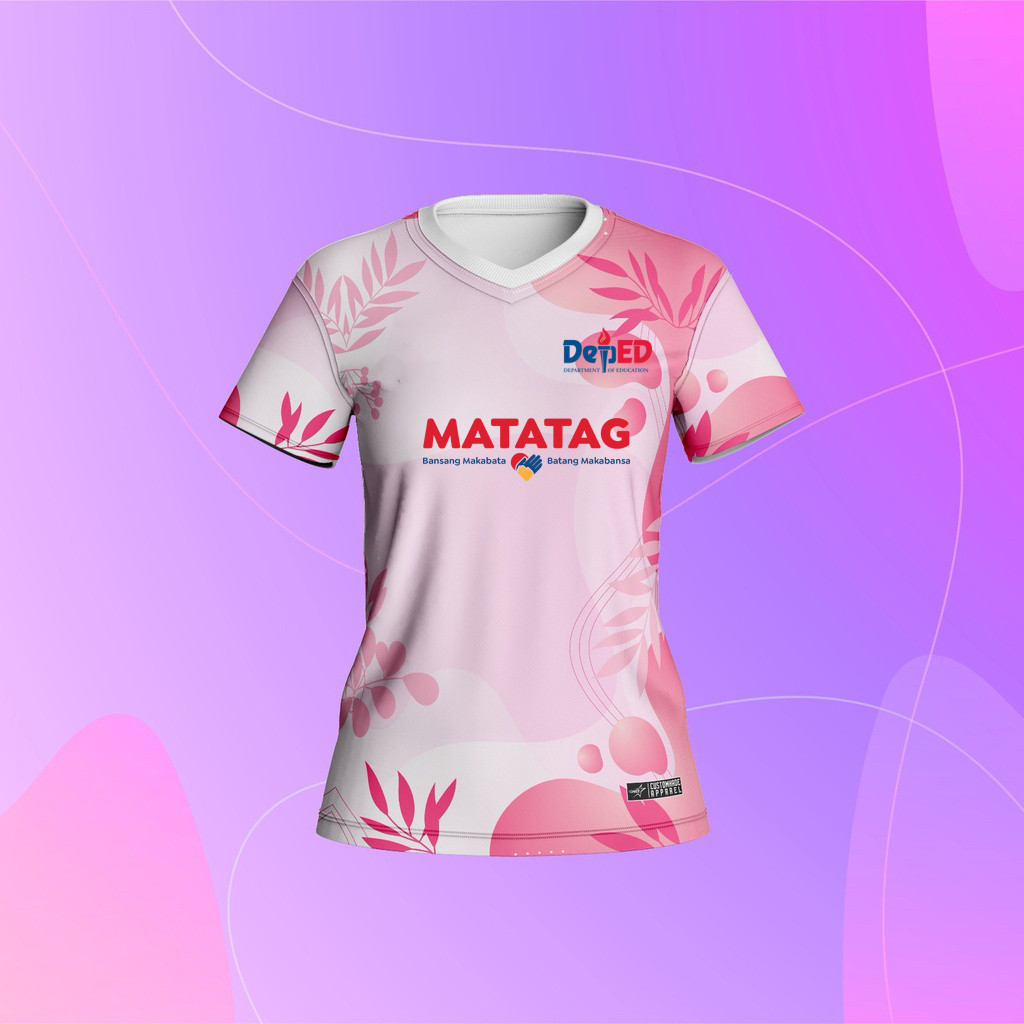 2024 NEW Matatag Shirts Full Sublimation Women Top Unisex Uniform With ...