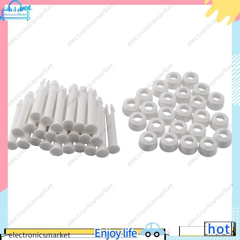 【electronicsmarket】24Pcs ABS Pool Joint Pins, 6cm/2.36in Cap Set Seals ...