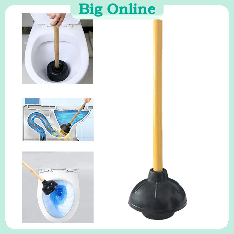 Powerful Toilet Pump Rubber Large Drain Toilet Plunger Drain Unblocker Toilet Clog Remover