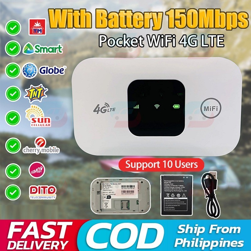 MF800 Pocket WiFi Openline 4G LTE Hotspot Router Modem Universal Sim ...