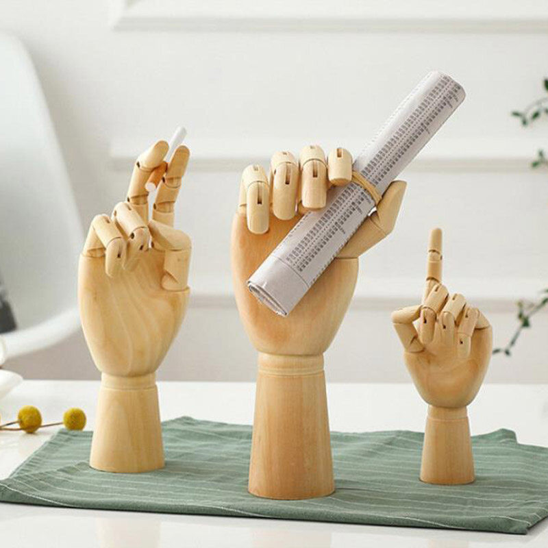 GG+FUYU 7/10/12* Wooden Hand Drawing Mannequin Hand Movable Limbs Human ...