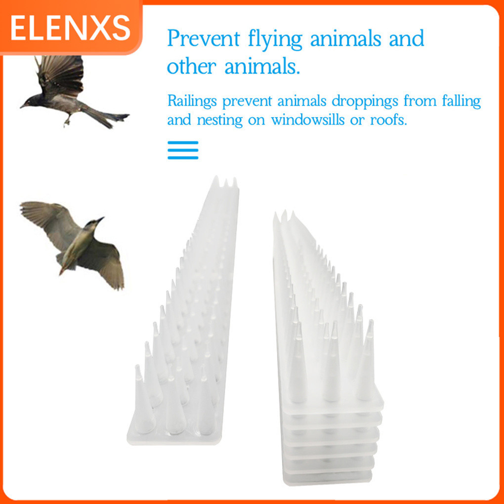 1/2 10 Pieces Bird Spikes Strip Outdoor Use Backyard Simple Animal ...