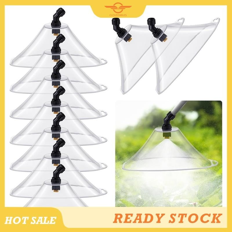 Jalzdieod 10 Pcs Drift Guard With Flat Sprayer Nozzle Shield