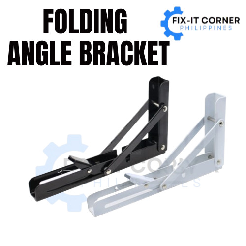 Folding Angle Bracket Shelf Bracket Stainless Steel Triangle Bracket (2 ...