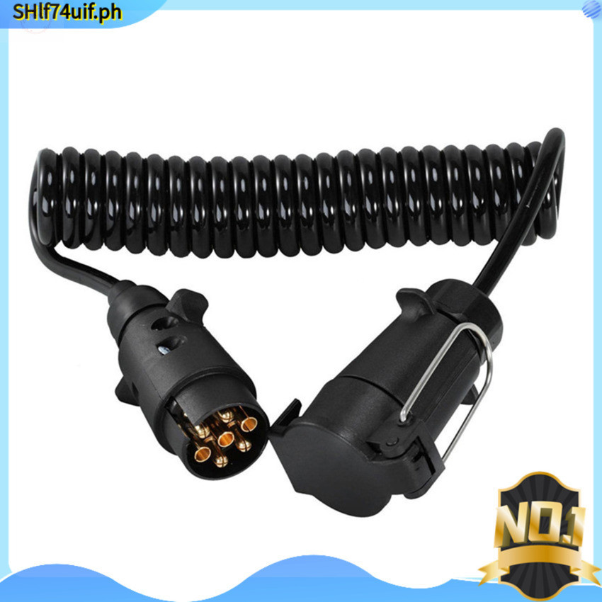 2M 7 Pin Trailer Truck Light Board Extension Cable Lead Male To Female