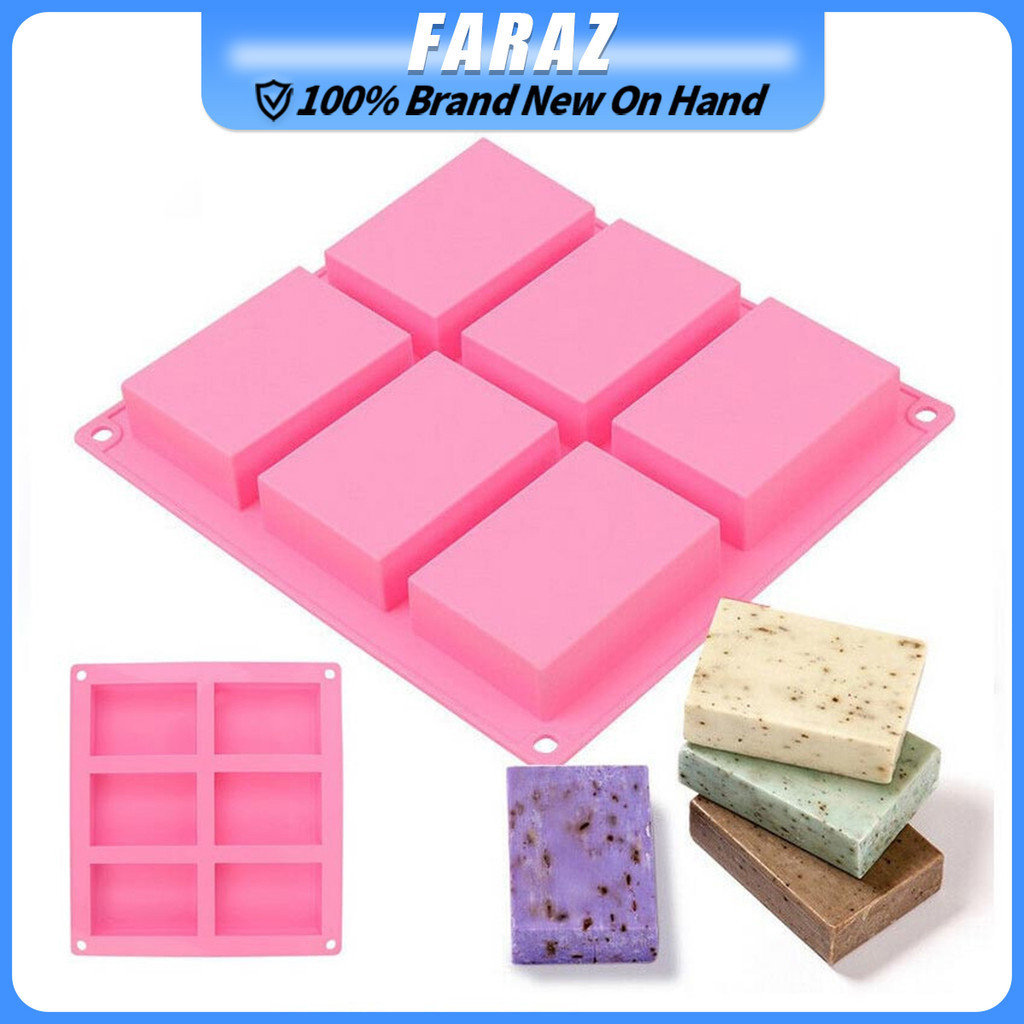 DIY Rectangle/Oval Shape Soap Silicone Molder Cake Chocolate Molder ...