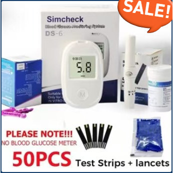 Blood Glucose Meter Detection Kit, Including 50 Original Blood Glucose ...