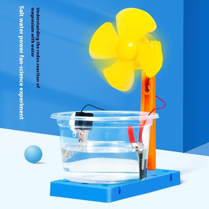 [Scientific Experiment DIY] Salt Water Generator Fan Technology Small ...