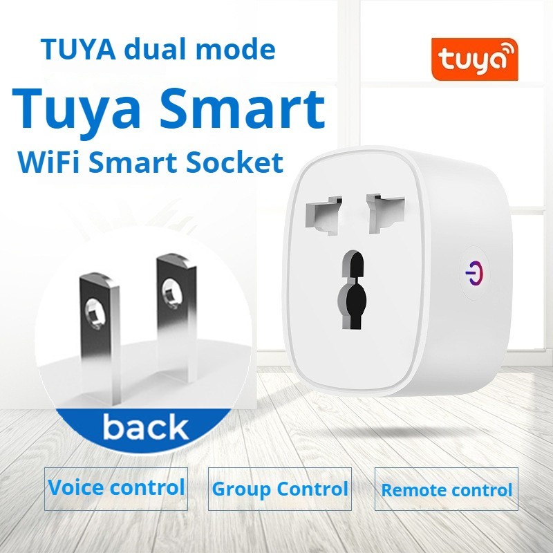 Tuya WiFi Smart Plug 16A with Power Monito Wireless Control Socket ...