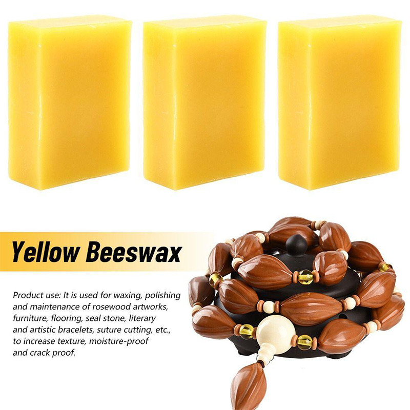 105g Yellow Beeswax Pure Natural Cosmetics Making Organic Pellets ...