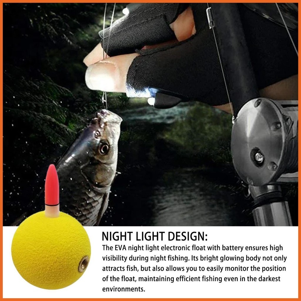 Fishing Floats Light up Bobbers for Fishing Slip Bobbers Night Fishing