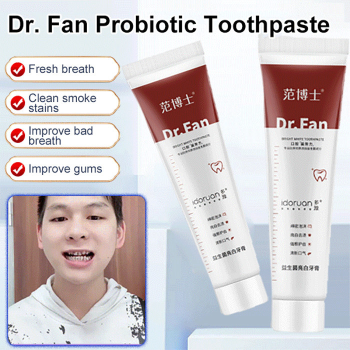 Dr Toothpaste Spring Rain Yellowing Toothpaste Probiotic Brightening ...