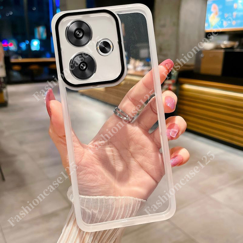 Poco F6 Pro Case For Xiaomi Mi Poco F6 Pro PocoF6 F6Pro 5G 2024 Phone  Casing Back Cover Soft TPU Flexible Plating Transparent Clear Shockproof  Bumper